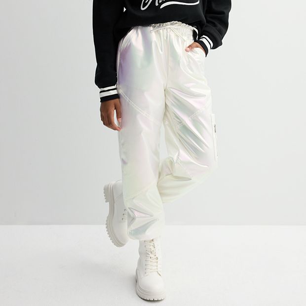 【COLOR iN ID】Parachute double cargo pants Amazon.com: Kiench Girls Parachute Pants Y2K Cargo Trousers