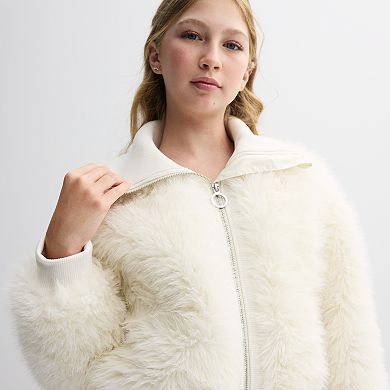 Girls 7-16 Limited Too Faux Fur Jacket