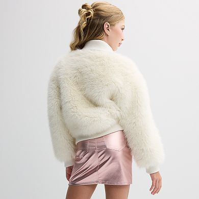 Girls 7-16 Limited Too Faux Fur Jacket