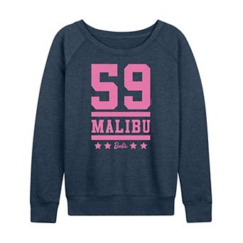 Women's Barbie® 59 Malibu Graphic French Terry Long Sleeve Tee