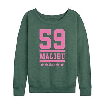Women's Barbie® 59 Malibu Graphic French Terry Long Sleeve Tee