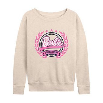 Women's Barbie® Seal French Terry Long Sleeve Tee