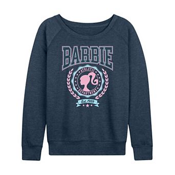 Women's Barbie® Varsity Athletic Dept French Terry Long Sleeve Tee