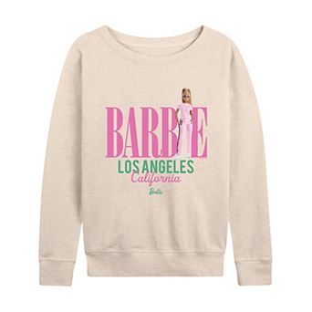 Women's Barbie® Los Angeles Graphic French Terry Long Sleeve Tee
