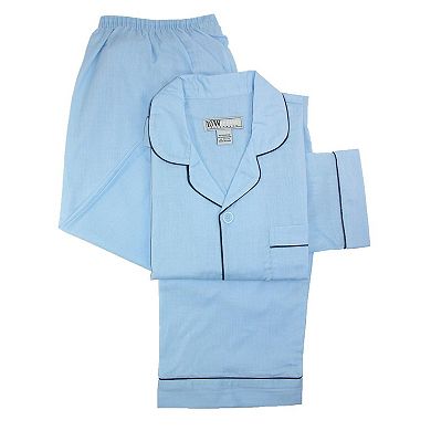 Long Sleeve Long Leg Solid Pajama Set