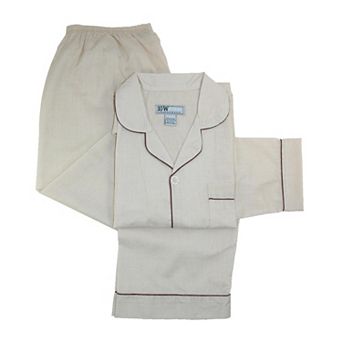 Long Sleeve Long Leg Solid Pajama Set