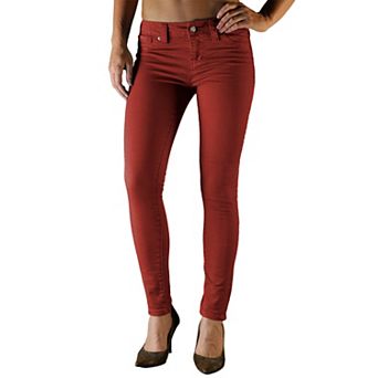 Women's Slim Fit Stretch Color Denim Skinny Jeans