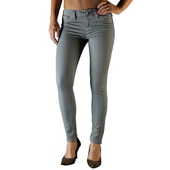Women's Slim Fit Stretch Color Denim Skinny Jeans
