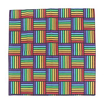 Cotton Rainbow Weave Print Bandana