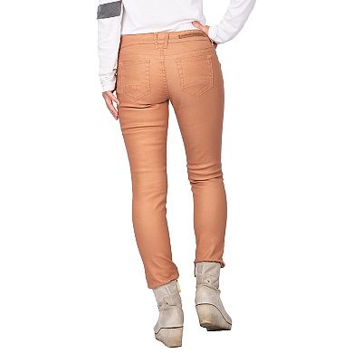 Women's Slim Fit Low Rise Pumpkin Shine Skinny Jeans