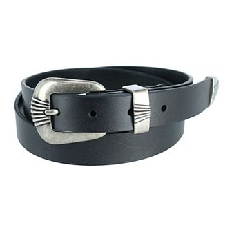 Wrangler Women's 3 pc Belt With Veg Tanned Leather