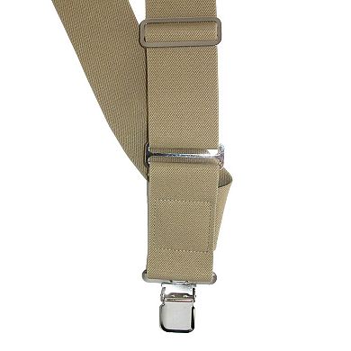 Men's Elastic Basic Trucker Side Clip Suspender