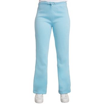 Women's Sweet Vibes Fleece Contrast Piping Flare Sweatpants