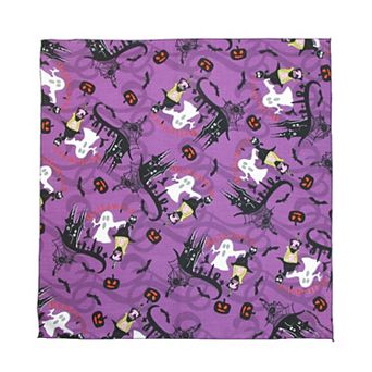 Glow In The Dark Witches And Ghosts Halloween Holiday Bandana