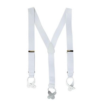 Men's Big & Tall Elastic Button End Suspenders