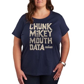 Plus Size The Goonies Characters Short Sleeve Graphic Tee