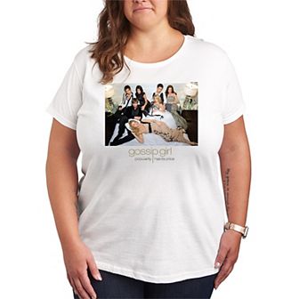Plus Size Gossip Girl Short Sleeve Graphic Tee
