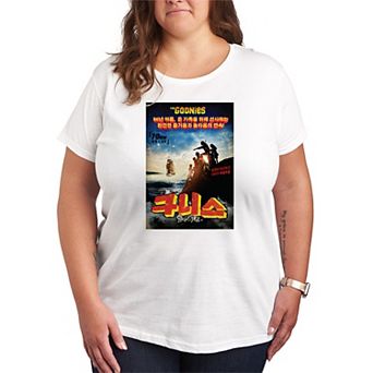 Plus Size The Goonies Korean Poster Short Sleeve Graphic Tee