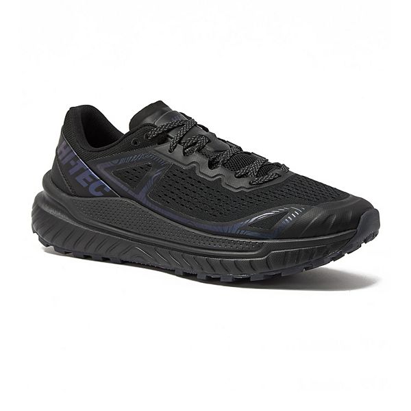 Hi-Tec Catalina Trail Men's Waterproof Running Shoes - Black (12)