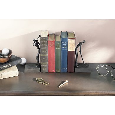 Golfers Iron Bookend Set Golf Home And Office Decor