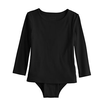Baby, Toddler, & Girls 6-12 Jumping Beans® Adaptive Long Sleeve Bodysuit