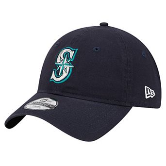 Youth New Era Navy Seattle Mariners Team Color 9TWENTY Adjustable Hat