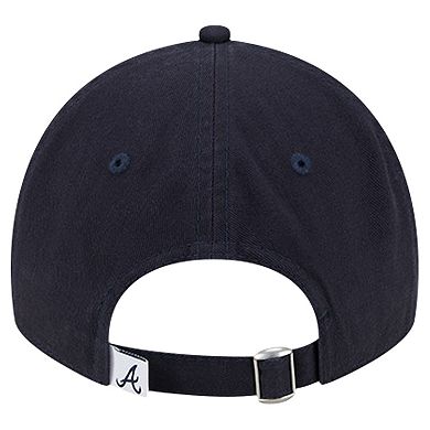 Youth New Era Navy Atlanta Braves Team Color 9TWENTY Adjustable Hat