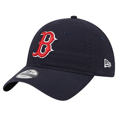 Youth New Era Navy Boston Red Sox Team Color 9TWENTY Adjustable Hat