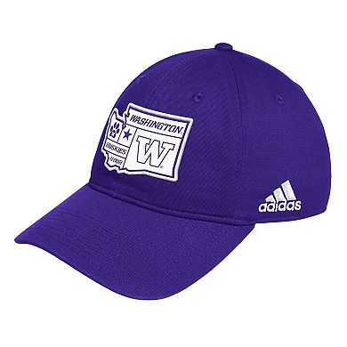 Men's adidas Purple Washington Huskies State Slouch Adjustable Hat