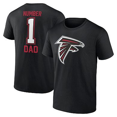 Men's Fanatics Branded Black Atlanta Falcons Father's Day T-Shirt