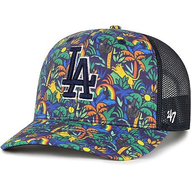 Youth '47 Navy Los Angeles Dodgers Jungle Gym Adjustable Trucker Hat