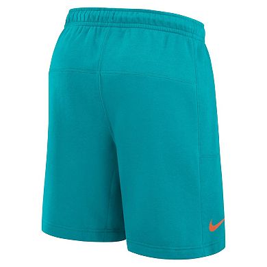 Men's Nike Aqua Miami Dolphins Arched Kicker Shorts