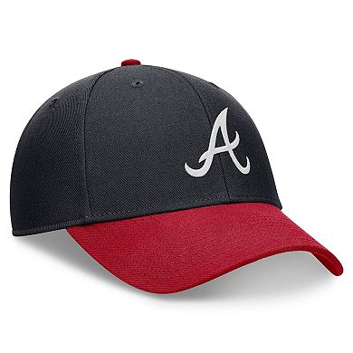 Men's Nike Navy/Red Atlanta Braves Evergreen Club Performance Adjustable Hat