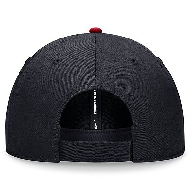 Men's Nike Navy/Red Atlanta Braves Evergreen Club Performance Adjustable Hat