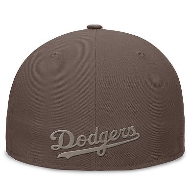 Men's Nike Brown Los Angeles Dodgers Statement Ironstone Performance True Fitted Hat