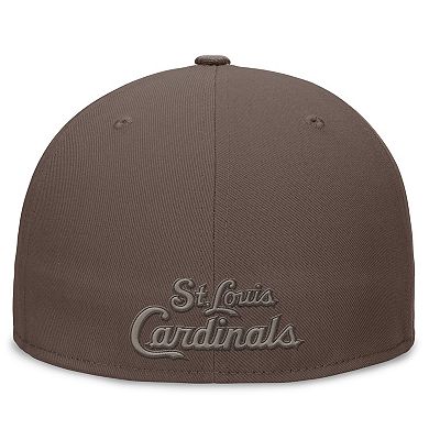 Men's Nike Brown St. Louis Cardinals Statement Ironstone Performance True Fitted Hat