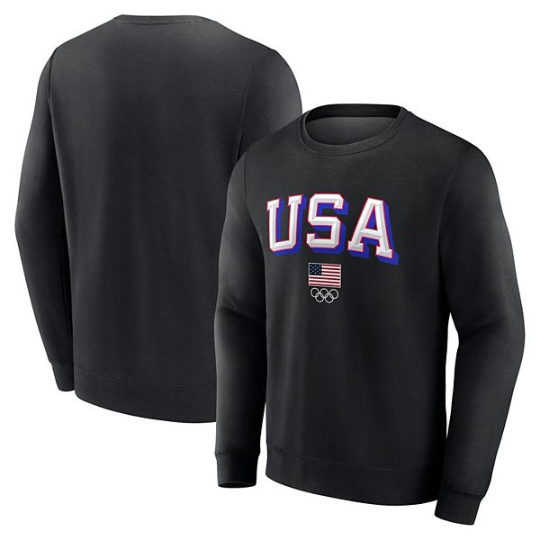UNITED STATES OLYMPIC TEAM “Team USA” Spellout Graphic Pullover Hoodie