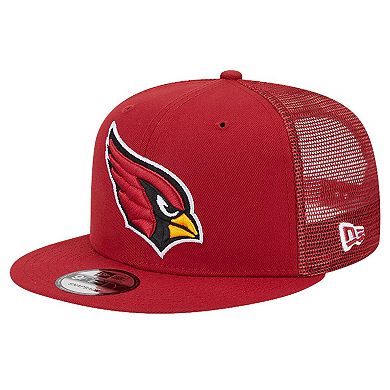Men's New Era Cardinal Arizona Cardinals Main Trucker 9FIFTY Snapback Hat