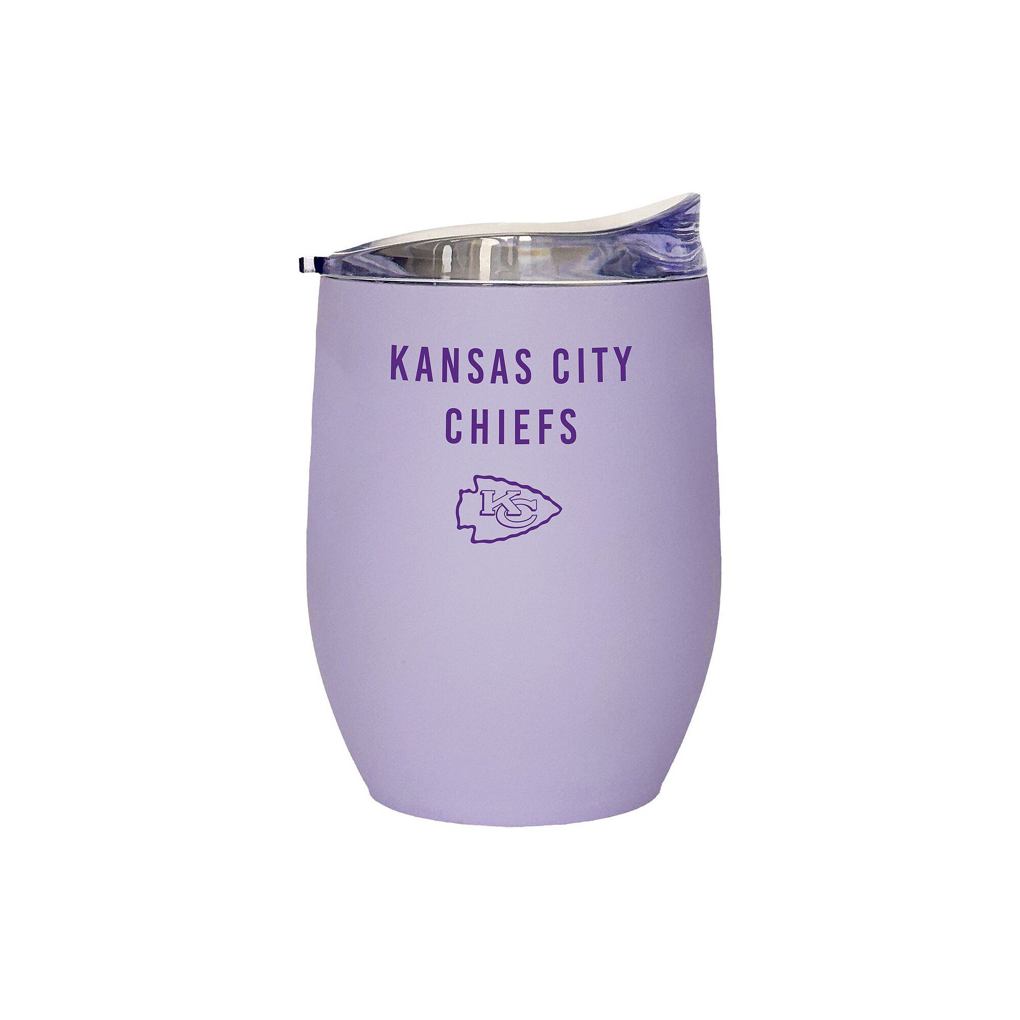 Kansas City Chiefs 16oz. Lavender Soft Touch Curved Tumbler, Team