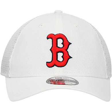 Men's New Era White Boston Red Sox REPREVEÂ Neo 39THIRTY Flex Hat