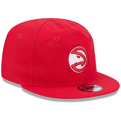 Newborn & Infant New Era Red Atlanta Hawks My First 9FIFTY Evergreen Adjustable Hat