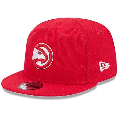 Newborn & Infant New Era Red Atlanta Hawks My First 9FIFTY Adjustable Hat