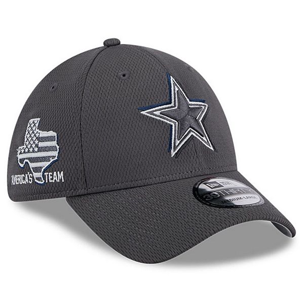 Men's New Era Graphite Dallas Cowboys 2024 NFL Draft 39THIRTY Flex Hat