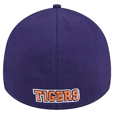 Men's New Era Heather Gray/Purple Clemson Tigers Two-Tone 39THIRTY Flex Hat