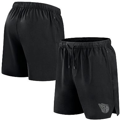 Men's Fanatics Signature Black Cleveland Guardians Front Office Woven Shorts