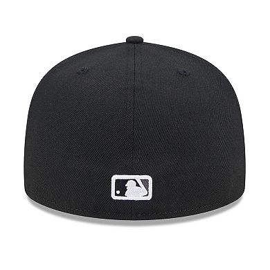 Men's New Era Black Chicago White Sox City Connect Icon 59FIFTY Fitted Hat