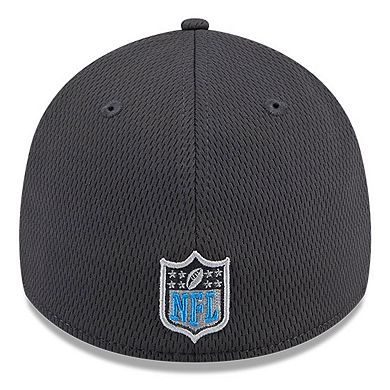 Men's New Era Graphite Detroit Lions 2024 NFL Draft 39THIRTY Flex Hat