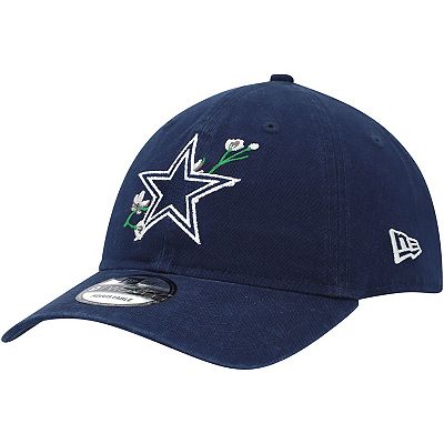 Women s New Era Navy Dallas Cowboys Game Day Flower 9TWENTY Adjustable Hat
