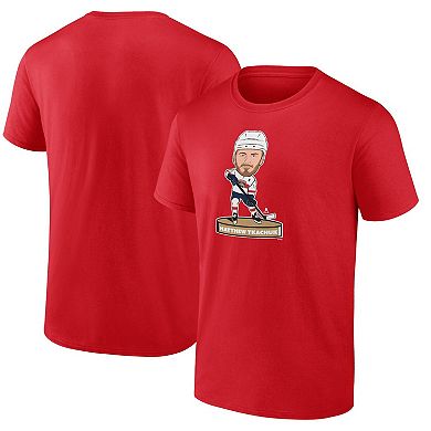 Men's Fanatics Branded Matthew Tkachuk Red Florida Panthers Player Bobblehead T-Shirt