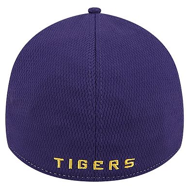 Men's New Era Heather Gray/Purple LSU Tigers Two-Tone 39THIRTY Flex Hat